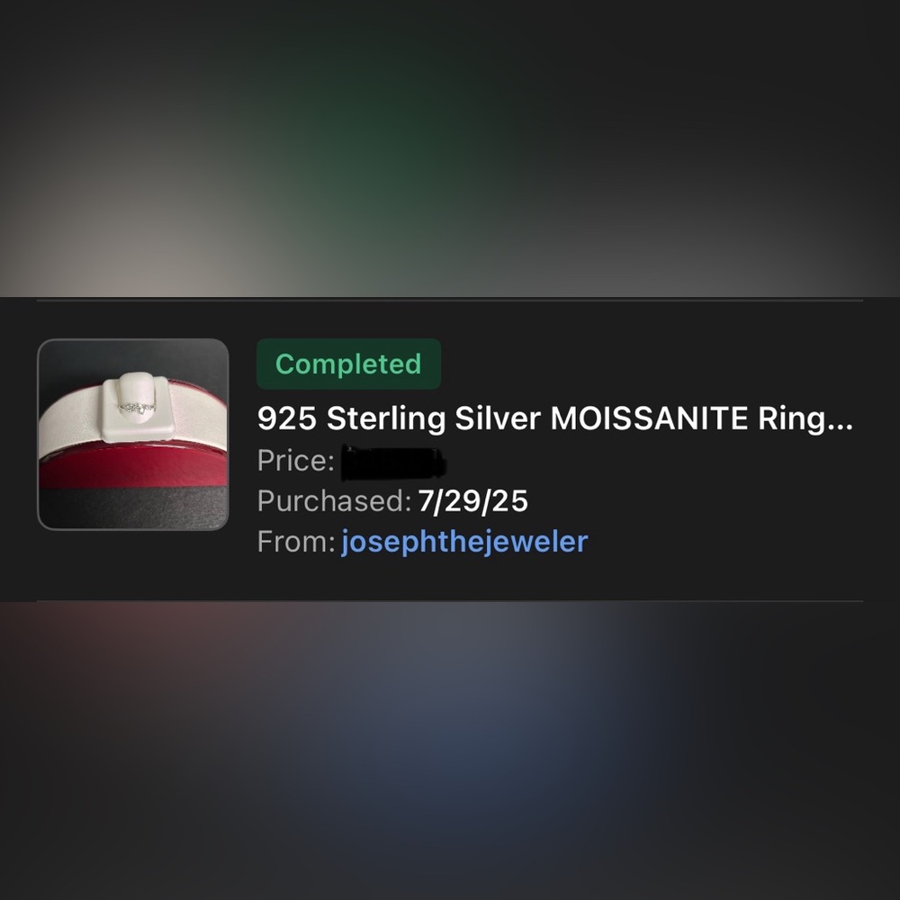 Floating Moissanite Ring